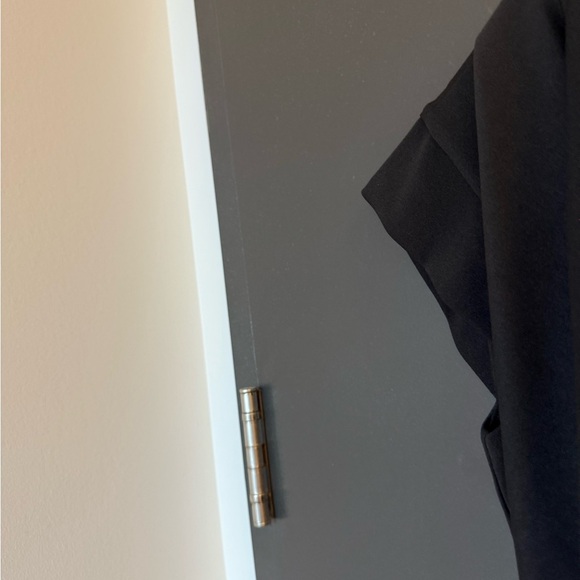 Scapa Lauren Perre M Asymmetrical shoulder Black Dress EUC vintage - Picture 12 of 14